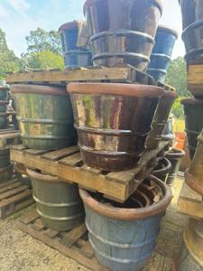 Glazed Ceramic Yakuta Fuyang Pot - Blue